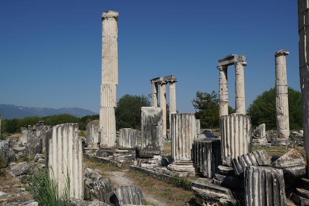 Temple of Aphrodite in Aphrodisias Ancient City in Aydin Turkiye