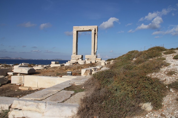 Temple of Apollo Naxos Greece