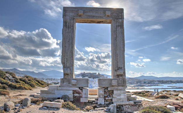 Temple of Apollo Naxos Greece