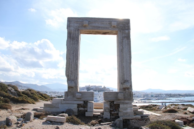 Temple of Apollo Naxos Greece