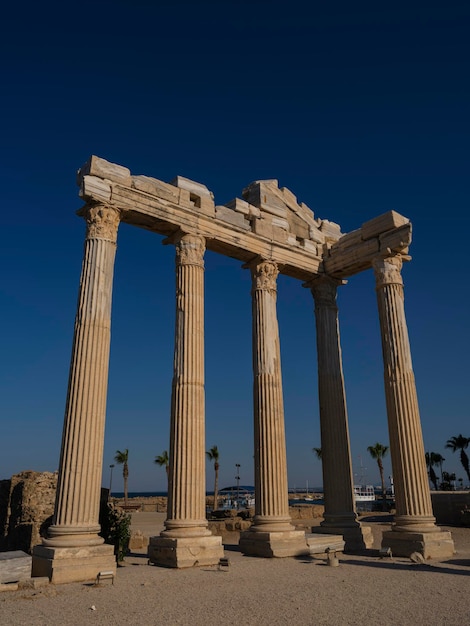 Temple of Apollo in Side Antalya Turkey