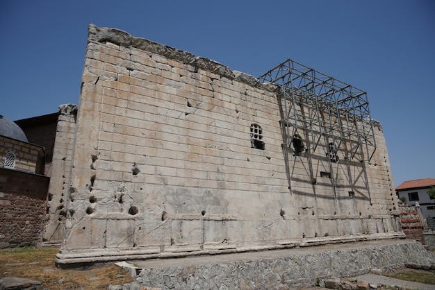 Temple of Augustus and Rome in Ankara Turkiye