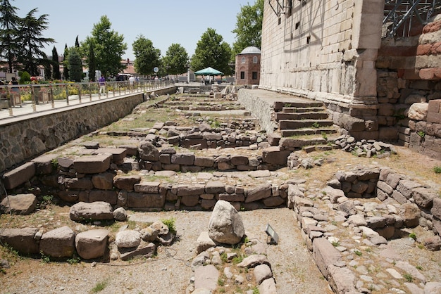 Temple of Augustus and Rome in Ankara Turkiye