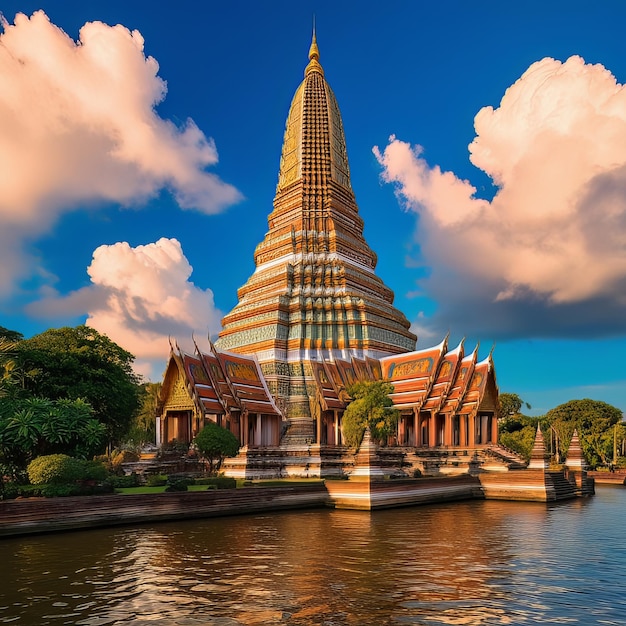 The Temple of Dawn in Bangkok