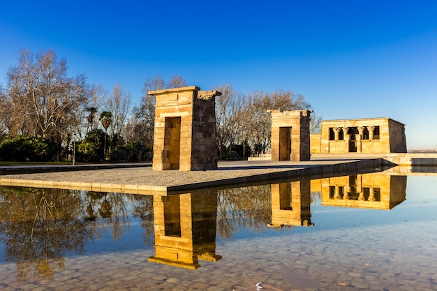 Temple debod at madrid spain