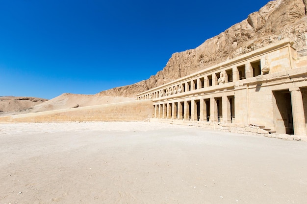 The temple of Hatshepsut near Luxor in Egypt