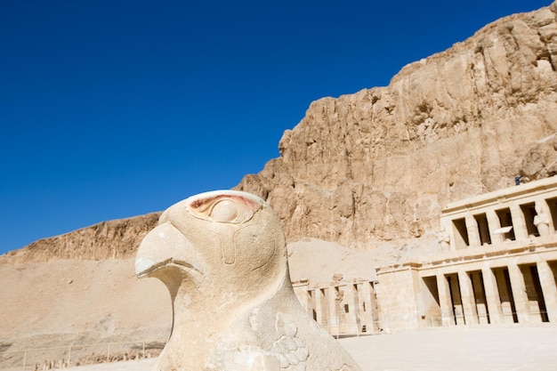 The temple of Hatshepsut near Luxor in Egypt