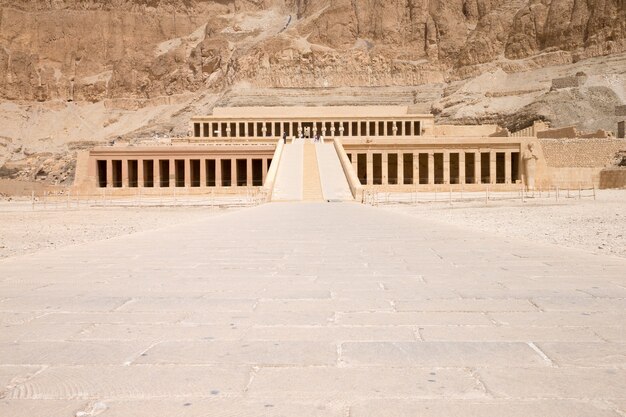 The temple of Hatshepsut near Luxor in Egypt