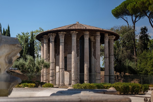 Temple of Hercules Tempio di Ercole Vincitore is located on the territory of the Bull Forum