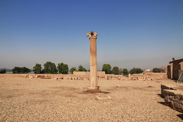 Temple of Kom-Ombo on the Nile river in Egypt