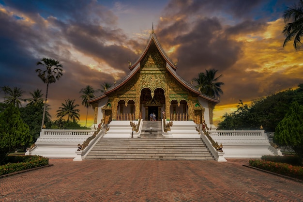 Temple of the Phra Bang Buddha image Luang Prabang Laos