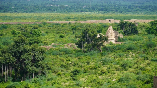 Temple of Rajasthan in the middle of the mountains