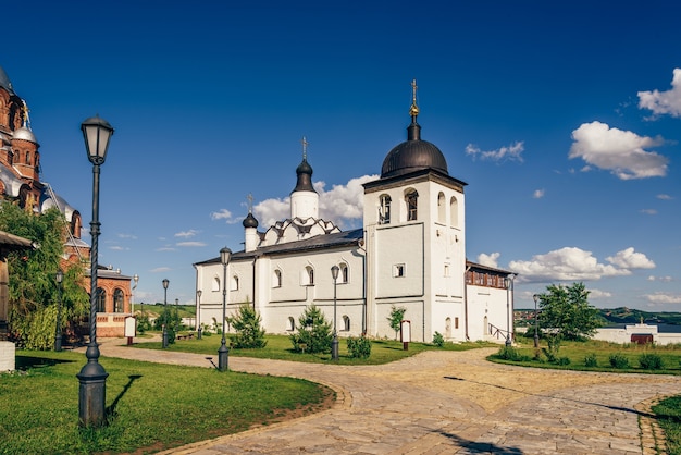 Temple of St. Sergius of Radonezh on Sviyazhsk Island in Russia.