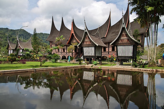 The temple on Sumatra island, Indonesia