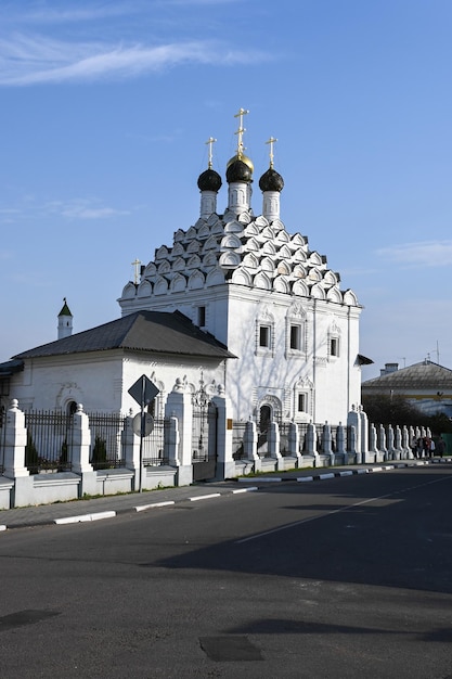 Temples in the historical part of the city of Kolomna