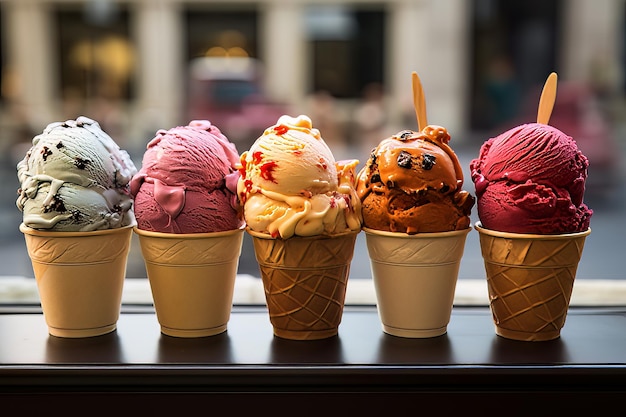 Tempting Gelato Flavors in Florence