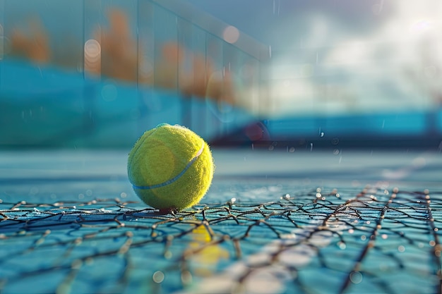 Tennis Background with Space for Text