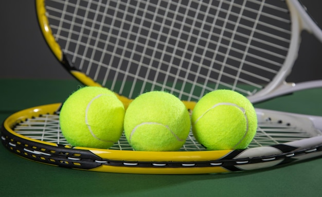 Tennis ball and rackets Sport Hobby Lifestyle