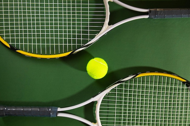 Tennis ball and rackets Sport Hobby Lifestyle