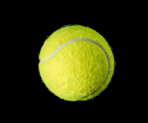 tennis on black background