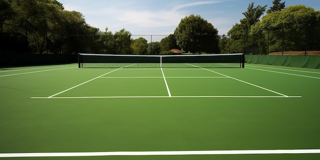 Tennis Court Surface Installation