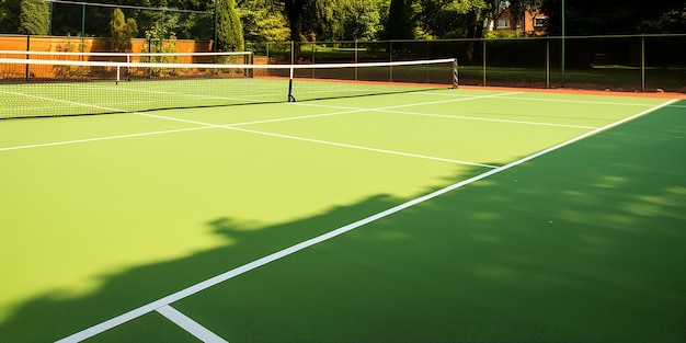 Tennis Court Surface Installation