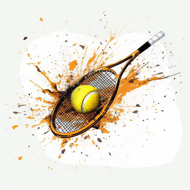 Tennis sports logo