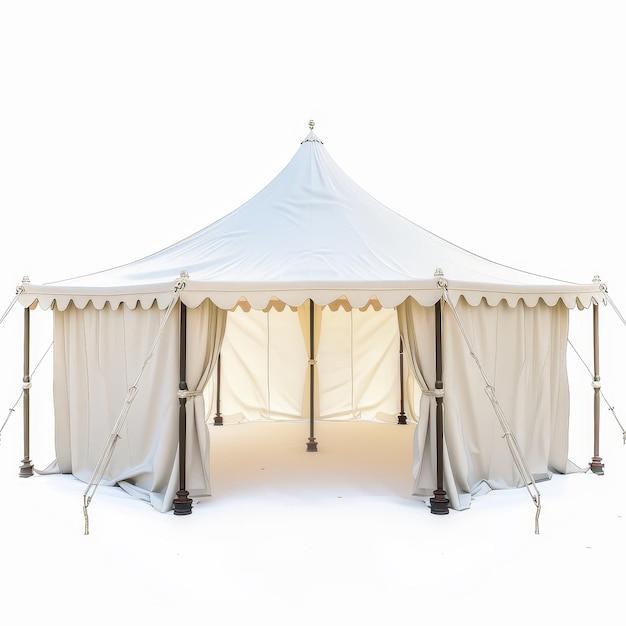 Tent on a white background Isolated on white background