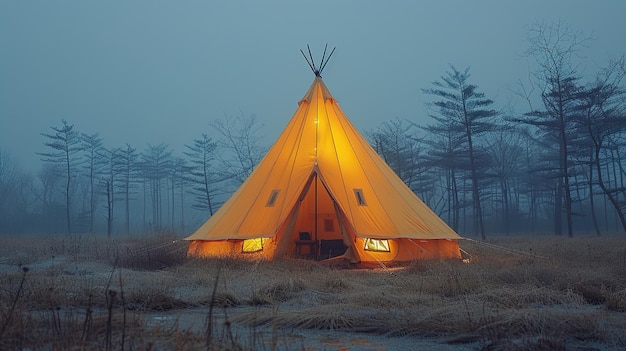 a tent with the word  the name of the company  on the front