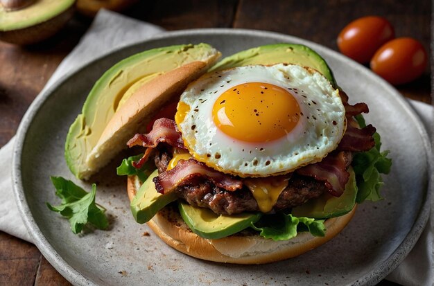 teriyaki salmon burger with grilled pineapple and lettuce