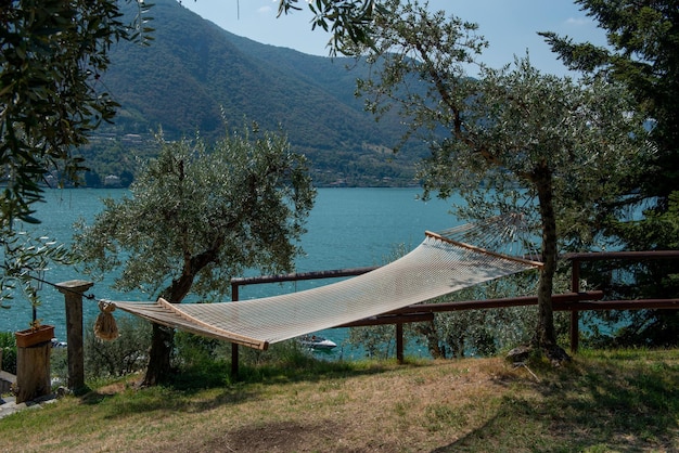 Terrace with lake view