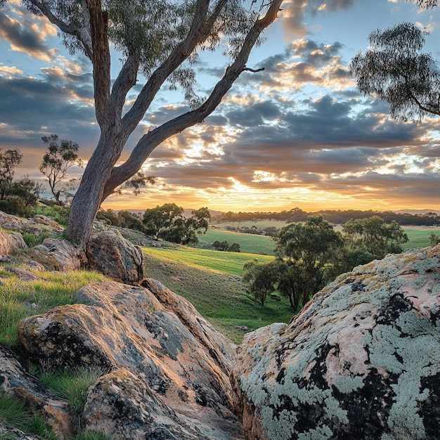 Terrific Gully with an unmistakable brilliant sky