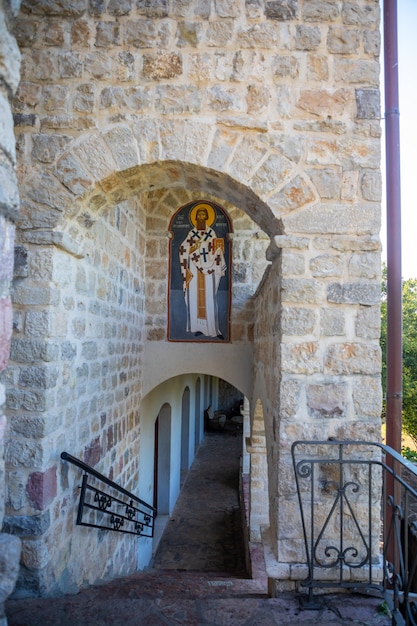 Territory of monastery podmaine or podostrog budva montenegro