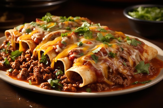 TexMex Enchiladas Mexican Food