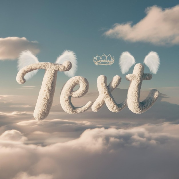 Text effect cloud theme