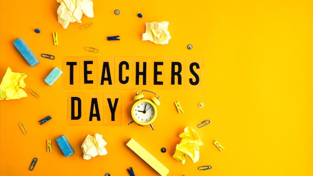 Text TEACHERS DAY