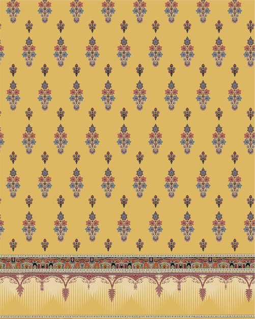 Textile Digital Design Fabric Print Wallpaper Stock