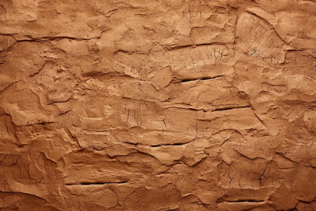 Texture and background of clay wall in a clay house