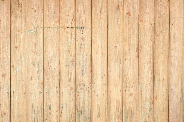 Texture background of wooden planks covered with old peeling paint