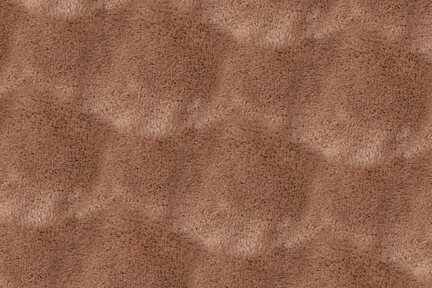 Texture of beautiful natural brown sheepskin