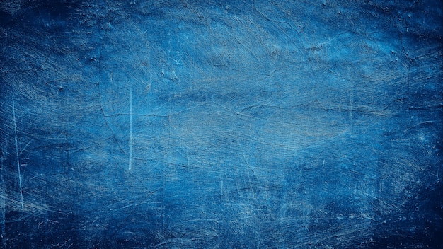 Texture blue cement concrete wall abstract background