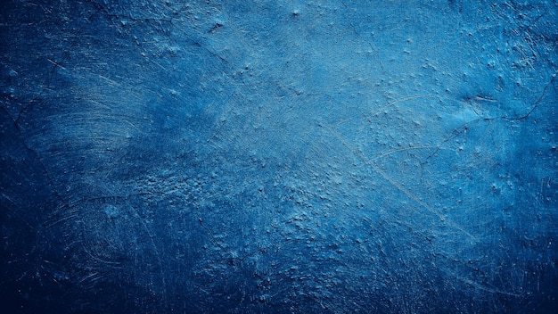 Texture blue cement concrete wall abstract background