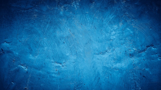 Texture blue cement concrete wall abstract background