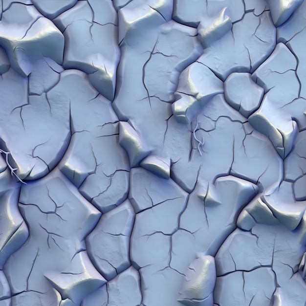 Texture of the blue cracked surface