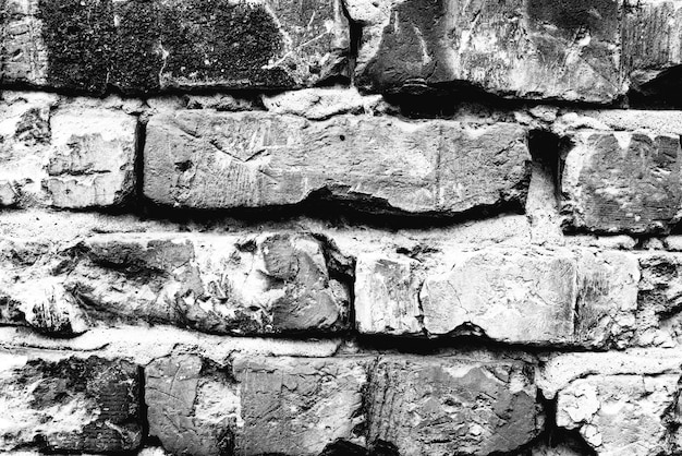 Texture, brick, wall background. Brick texture with scratches and cracks