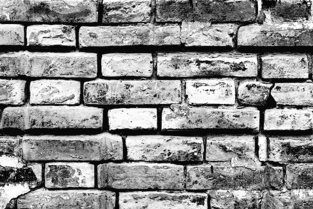 Texture, brick, wall, it can be used as a background. Brick texture with scratches and cracks