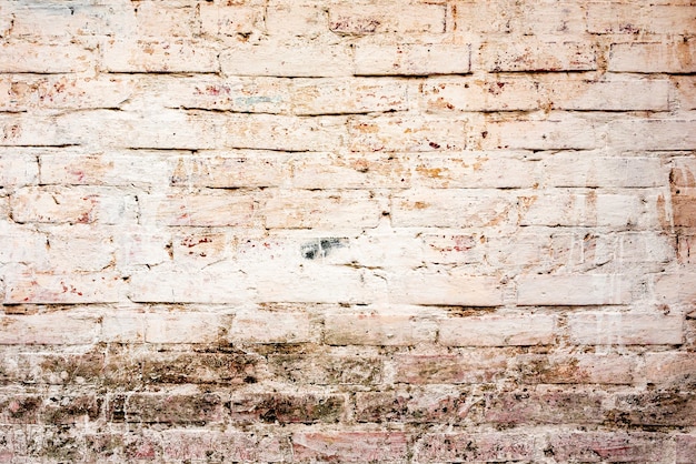 Texture, brick, wall, it can be used as a background. Brick texture with scratches and cracks