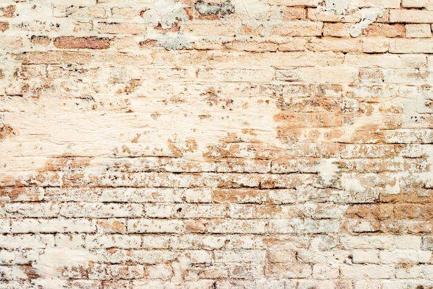 Texture, brick, wall, it can be used as a background. Brick texture with scratches and cracks