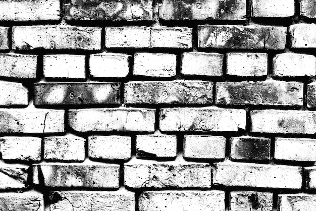 Texture of a brick wall with cracks and scratches which can be used as a background