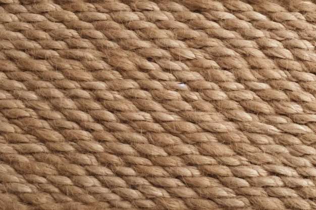 Texture of brown hemp rope on a background Linen wallpaper resembling sackcloth or blanket wale Natu